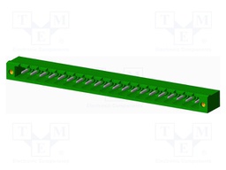 Connector: pluggable terminal block; socket; male; angled 90°