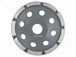 Grinding wheel; Ø: 180mm; Øhole: 22.2mm; Disc thick: 6mm; segmented