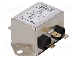 Filter: anti-interference; 250VAC; Ioper.max: 10A; Ir: 0.5mA