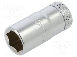 Wrench tip; 6-angles,socket spanner; 8mm; 1/4"; tool steel