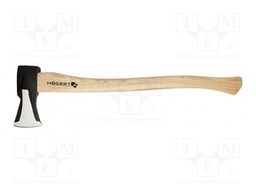 Axe; hardened steel; 700mm; 2kg; wood (hikory)