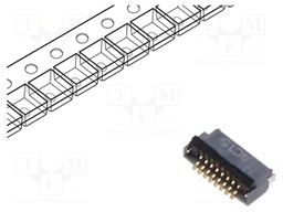 Connector: FFC/FPC; FH34; horizontal; SMT; PIN: 6; 500mA; -40÷125°C