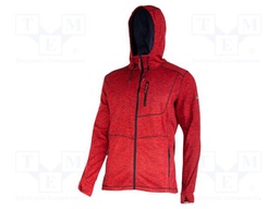 Hoodie; Size: XXL; red; 210g/m2