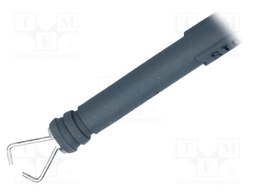 Clip-on probe; pincers type; 6A; red; Grip capac: max.4.5mm; 1000V