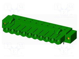 Connector: pluggable terminal block; socket; female; angled 90°