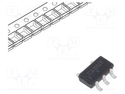 IC: voltage regulator; LDO,linear,fixed; 3.3V; 0.15A; TSOP5; SMD