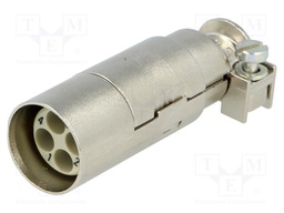 Connector: HDC; male; Han Modular Quintax; PIN: 4; shielded