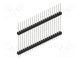 Connector: pin strips; pin header; male; PIN: 22; 2.54mm; THT; 1x22