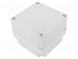 Enclosure: multipurpose; X: 130mm; Y: 130mm; Z: 100mm; MNX; grey; IK08