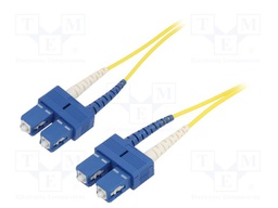 Fiber patch cord; OS1; SC/PC,both sides; 2m; LSZH; yellow