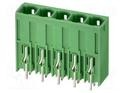 PCB headers, nominal cross section: 16 mm?, color: green, no
