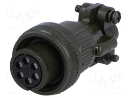 Connector: circular; Series: DS/MS; plug; female; PIN: 6; for cable