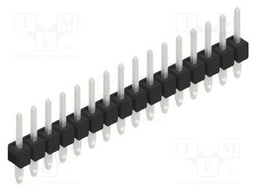 Connector: pin strips; pin header; male; PIN: 16; 2.54mm; THT; 1x16