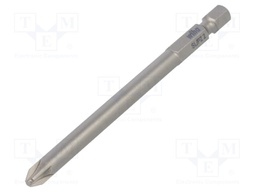 Screwdriver bit; PlusMinus cross PZ-type; SL/PZ2