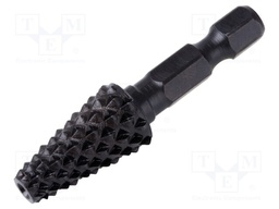 Rotary burr; 6÷12mm; for wood; Working part len: 22mm; tool steel