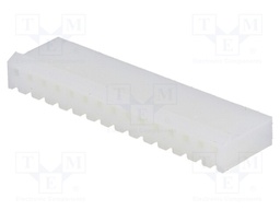 Plug; wire-board; female; 3.96mm; PIN: 15; w/o contacts; for cable