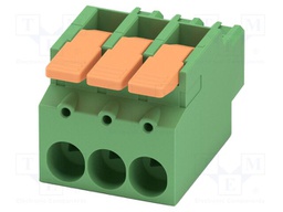 PCB connector, nominal cross section: 16 mm2, color: green,
