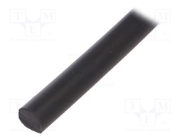 O-ring rope; NBR; black; Shore hardness: 70; L: 5m; Ø: 18mm