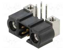Pin Header, Wire-to-Board, 2 mm, 2 Rows, 4 Contacts, Through Hole, Datamate J-Tek M80 Series