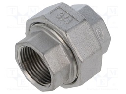 Flat,with seal,female-female; max.10.5bar; Thread: G 3/4"; G316