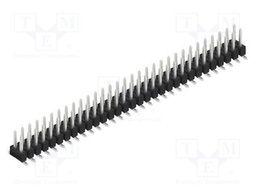Connector: pin strips; pin header; male; PIN: 62; 2.54mm; SMT; 2x31