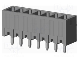 Connector: pluggable terminal block; socket; male; on PCBs