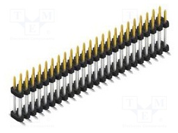 Connector: pin strips; pin header; male; PIN: 48; 2mm; SMT; 2x24