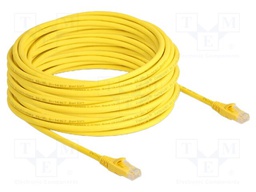 Patch cord; U/UTP; Cat: 6a; RJ45 plug,both sides; Cu; 15m; LSZH