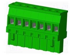 Connector: pluggable terminal block; plug; female; angled 90°