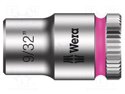 Wrench; hex socket,socket spanner; HEX 9/32"; 1/4"; 23mm