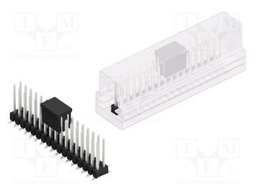 Connector: pin strips; pin header; male; PIN: 34; 2.54mm; SMT; 2x17