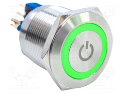Switch: vandal resistant; SPST-NO + SPST-NC; 2A/48VDC; IP65; PV7