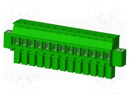 Connector: pluggable terminal block; plug; female; angled 90°