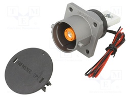 Connector: DC supply; female; screw; Mech.durability: 100cycles