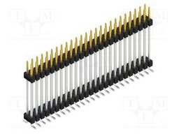 Connector: pin strips; pin header; male; PIN: 50; 2.54mm; SMT; 2x25