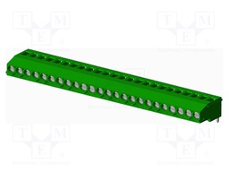 Connector: PCB terminal block; terminal; Plating: tinned; on PCBs