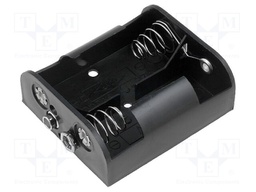 Holder; C,R14; Batt.no: 2; 6F22 type; black