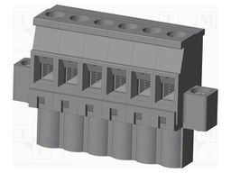 Connector: pluggable terminal block; plug; female; angled 90°