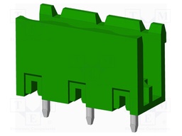 Connector: pluggable terminal block; socket; male; straight; THT
