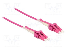 Fiber patch cord; OM4; LC/PC,both sides; 3m; 50/125um; LSZH