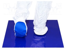 Mat: floor; contamination control; ESD; blue; L: 1143mm; W: 914mm