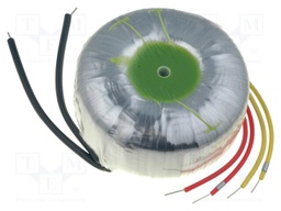 Transformer: toroidal; 80VA; 230VAC; 24V; 24V; 1.66A; 1.66A; 0.93kg