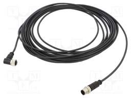 Cable: for sensors/automation; plug; PIN: 4; 10m; Insulation: PUR