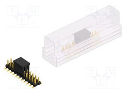 Connector: pin strips; pin header; male; PIN: 22; 2.54mm; SMT; 2x11