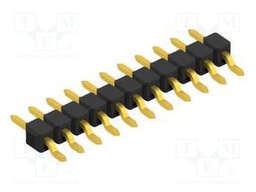Connector: pin strips; pin header; male; PIN: 11; 2.54mm; SMT; 1x11