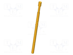 Test needle; Operational spring compression: 4mm; 5A; Ø: 2mm; 0.6N