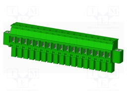 Connector: pluggable terminal block; plug; female; angled 90°