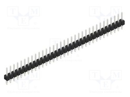 Connector: pin strips; pin header; male; PIN: 33; 2.54mm; THT; 1x33