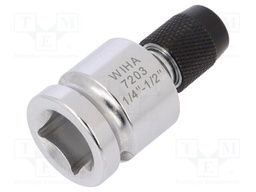 Holders for screwdriver bits; Socket: 1/2"; Overall len: 50mm