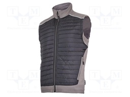 Padded vest; Size: XXL; black,khaki; without a hood,furlined